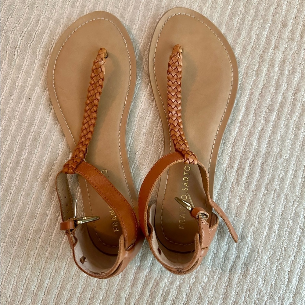 Franco Sarto Women's Tan Sandals - Picture 2 of 4